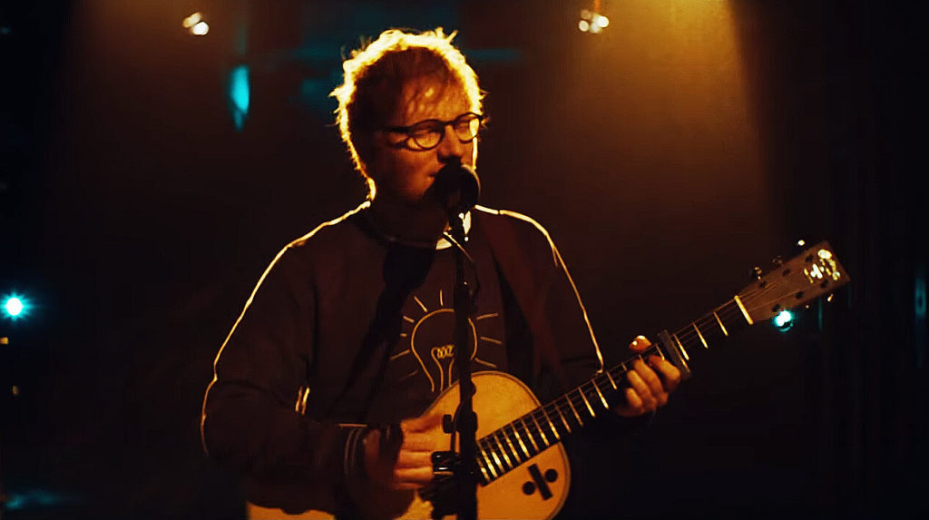 Listen here the acoustic version of Eraser the very first track from Ed Sheeran's new album